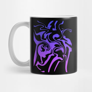 day 6 purple abstract Mug